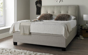Novo Acerra Ottoman Bed Frame, Superking, Grey