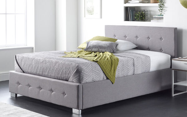 Aspire Side Opening Ottoman Storage Bed, Double