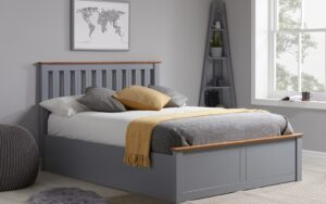 Birlea Phoenix Wooden Ottoman Bed Frame, King Size, Oak