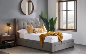 Birlea Shelby Fabric Bed Frame, Double