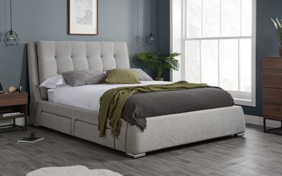 Birlea Mayfair Fabric Bed Frame, Superking