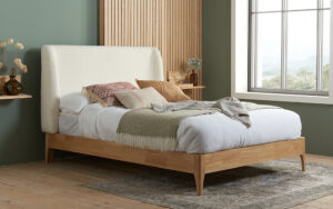 Birlea Halfden Bed Frame, Double, No Storage, White